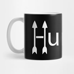 Hunter creative text design Mug